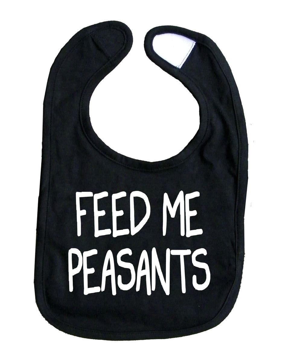 Cute Rascals® Cloth Bibs for Babies Give Peas A Chance Funny Humor