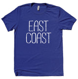 East Coast Shirt New York City Boston DC States Hip Hop Rap Clothing T-shirt